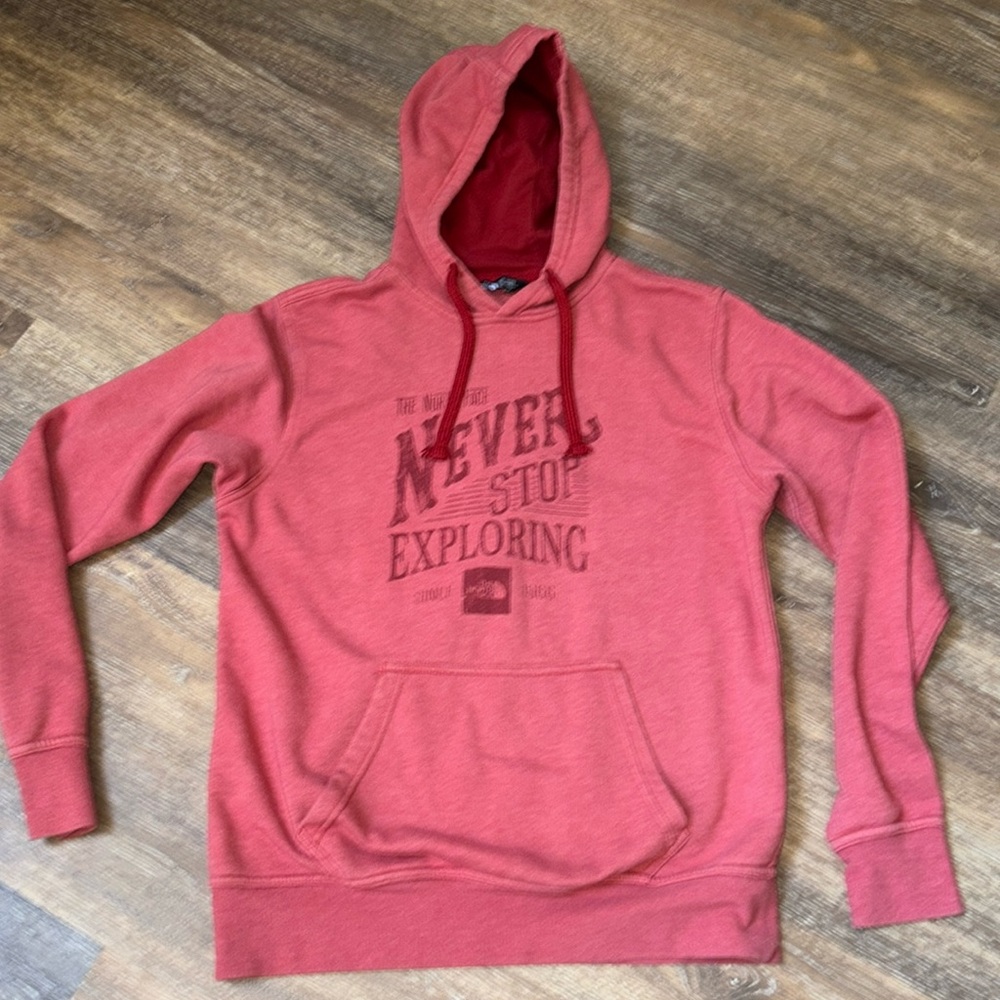 Northface ladies  hoodie salmon size small p - Picture 2 of 6